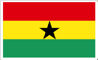 Ghana Flag Decal