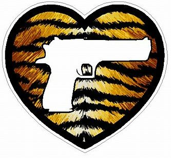 HAND GUN IN HEART FILLS skin tiger