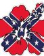Hibiscus flower camo sticker - FLAG REBEL