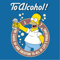 Homer Simpson To Alcohol