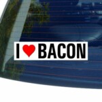 i love bacon sticker