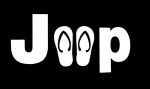 JEEP FLIP FLOP DECAL