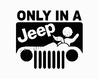 Jeep Funny Die Cut Decal funny auto decal