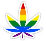 LGBT WEED STICKER