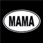 Mama Oval Decal