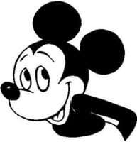 Mickey Mouse Diecut Decal 22