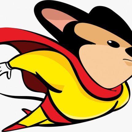 Mighty-Mouse-modern sticker