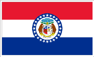Missouri State Flag Decal