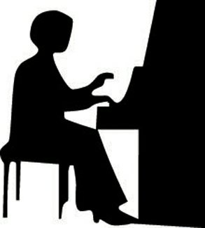 Music Band Piano Decal