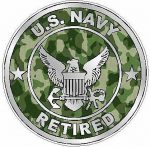 NAVY RETIRED camo green