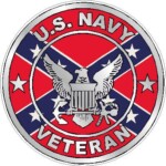 NAVY  VETERANS flag rebel