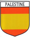 Palestine Flag Crest Decal Sticker