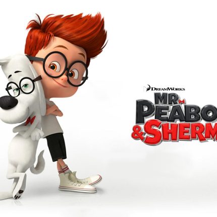 Peabody and Sherman Wallpaper Sticker