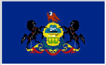Pennsylvania State Flag Decal