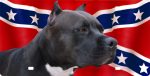 pitbull rebel flag sticker