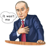 president vladimir putin political sticker 26