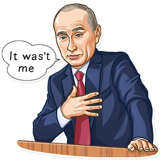 president vladimir putin political sticker 26