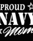 PROUD Military Stickers NAVY MOM
