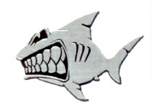 Sharky Chrome Emblem
