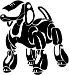 Sony Aibo Robot Dog Die Cut Vinyl Decal