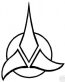 Star Trek Klingon Sticker