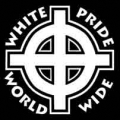 white pride world wide diecut decal