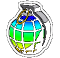 World Grenade Sticker