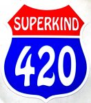 420 Superkind Weed Sticker