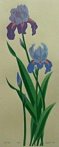 7x17 Iris Flower 2