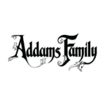 Addams Family Logo Sticker
