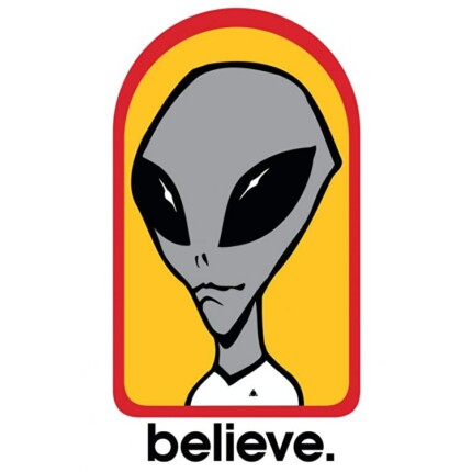 Alien Workshop Believe 3 Skateboard Sticker