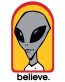 Alien Workshop Believe 3 Skateboard Sticker