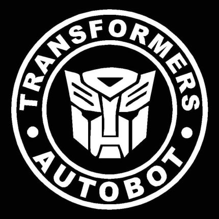 1 BADGE DECAL Diecut Autobot - Circular