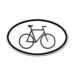 Bicycle Oval Sticker