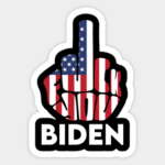 BIDEN SUCKS STICKER F U