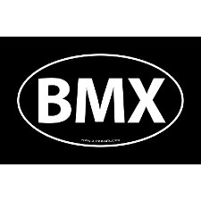 BMX OVAL STICKER
