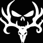 Bone Collector Deer Skull Diecut Decal 66