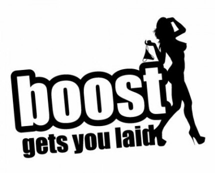 boost gets you laid Funny Guy Sticker