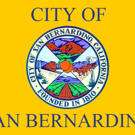 California Bernardino City Flag Decal