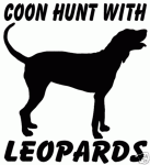 Coon Hunting Vinyl Diecut Car Decal 2