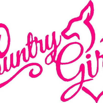 Country Girl Die Cut Car Decal