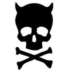 Damage Plan Skull Band Vinyl Decal Stickers