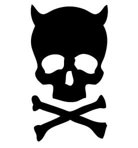 Damage Plan Skull Band Vinyl Decal Stickers