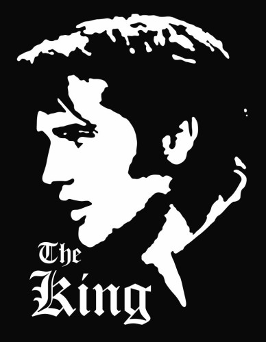 Elvis the King Vinyl Decal Sticker