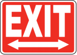 Exit Entrance Signs and Banners 12