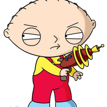 Family Guy Decal Stewie Laser Gun 2