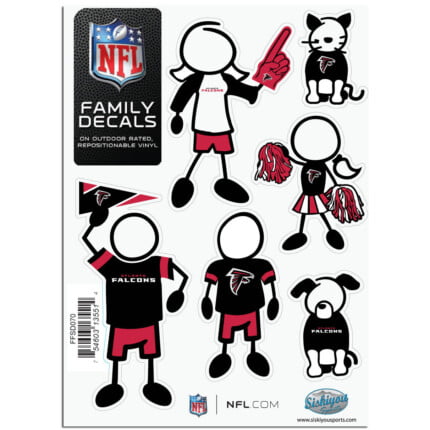 Falcons Stick Family Decal Pack