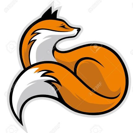 FOX ANIMAL CAR WINDOW STICKER 1