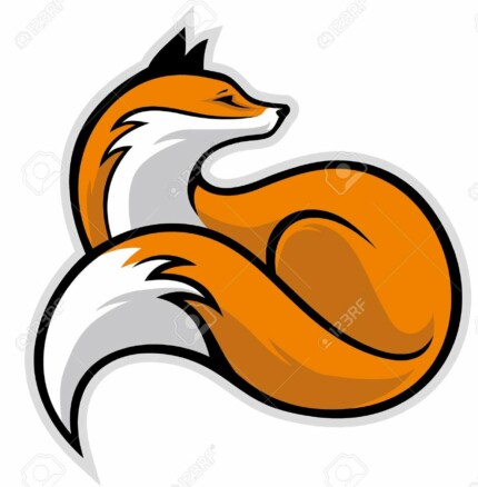 FOX ANIMAL CAR WINDOW STICKER 1