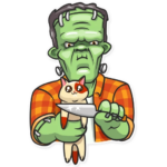 franky the monster_cartoon sticker 8